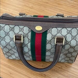 Gucci Brown and Green Women's Bag